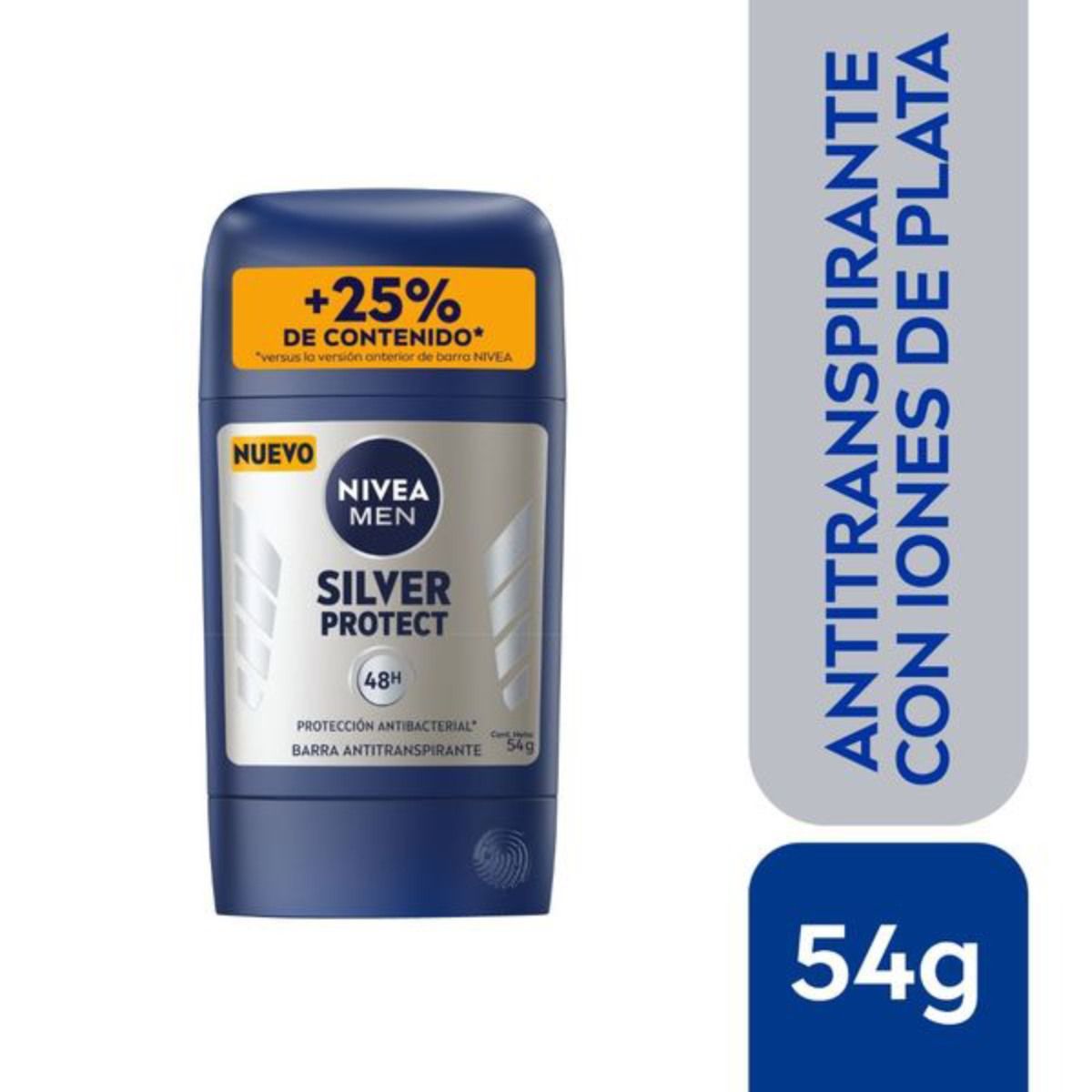 NIVEA - NIVEA Barra Silver Protect Masculino 54g