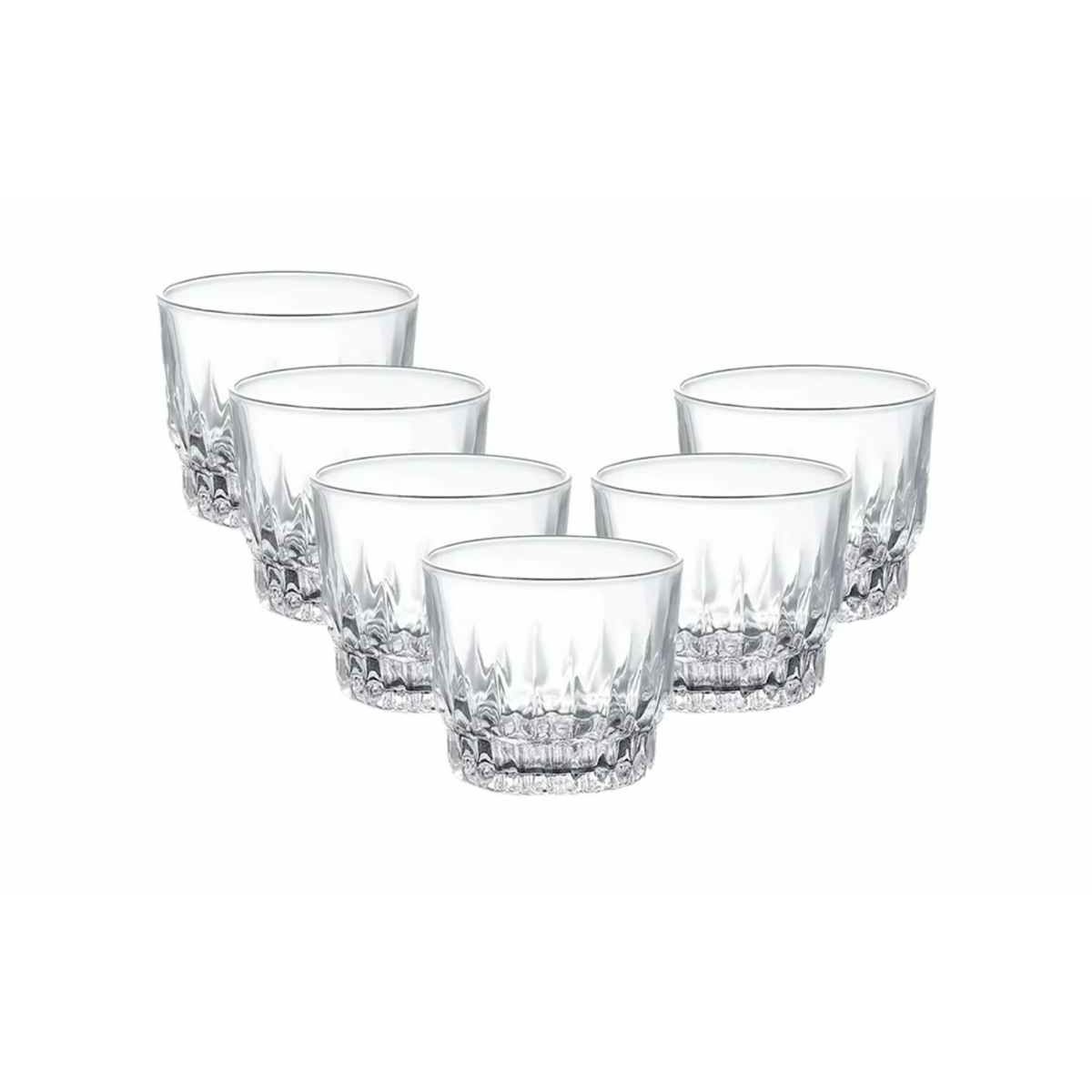 ALLEGRA - Set 6 Vasos Bajos 280cc Torino Allegra