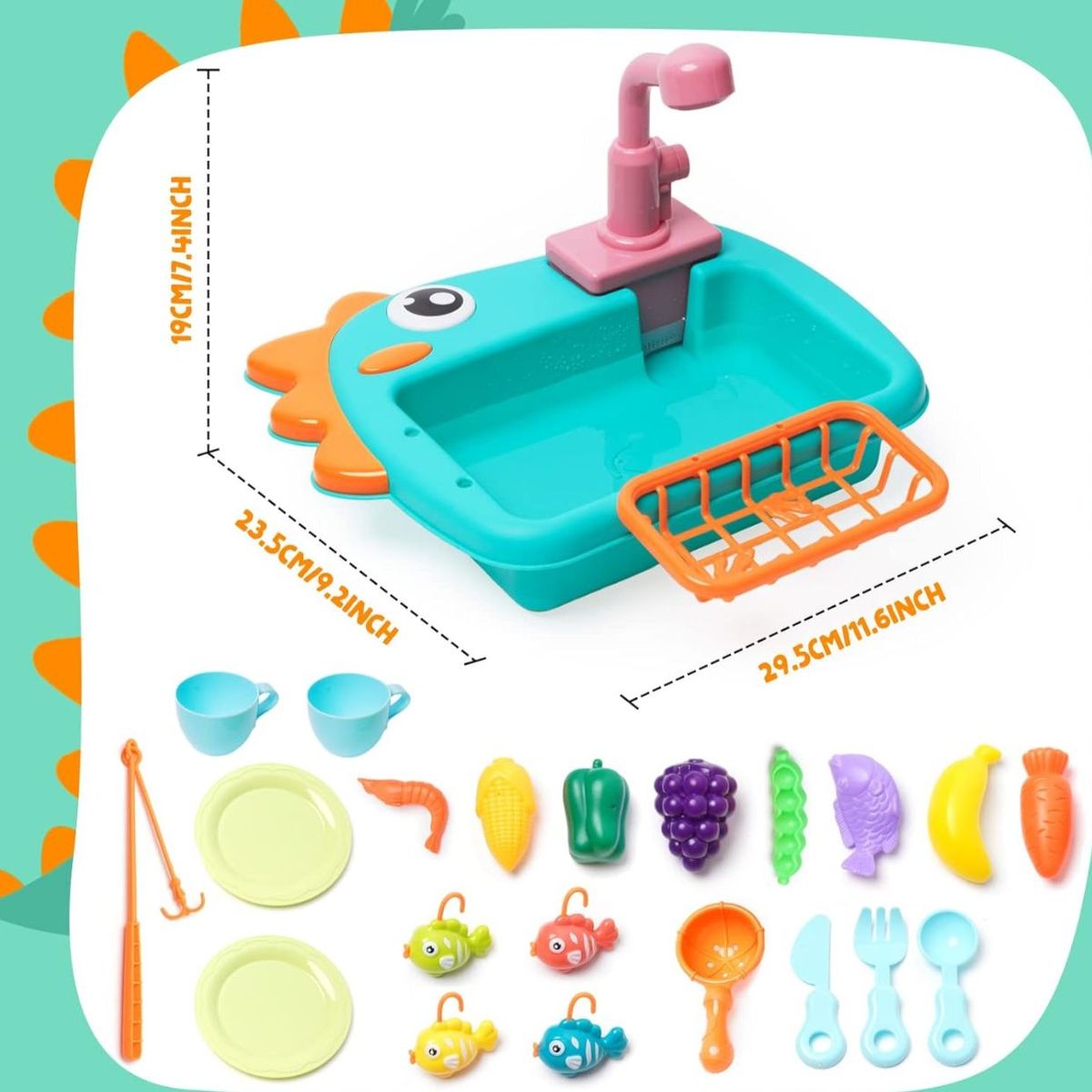 GENERICO - Lavaplato De Juguete Fregadero Cocina Juguete De Niños