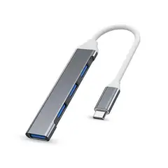 GENERICO - Adaptador Hub Tipo C 4 Puertos