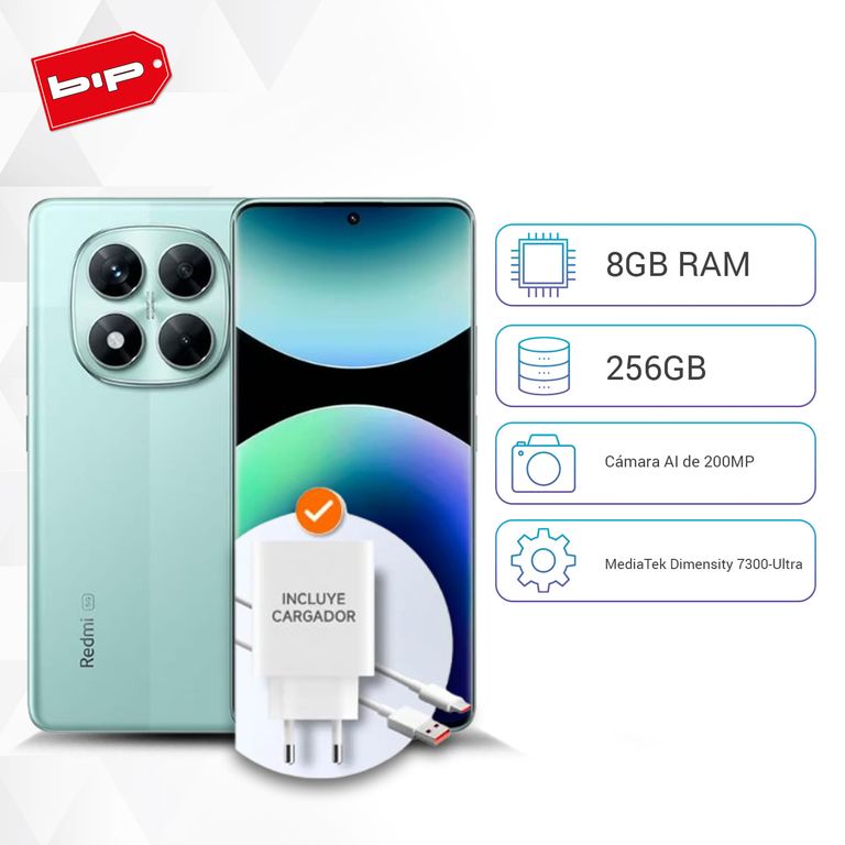 Celular Note 14 Pro 5G Coral Green 8GB RAM 256GB - Nuevo