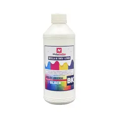 N NISHA ONLINE - Tinta Universal 1 Litros Compatible Ecotank T664 Color Negro