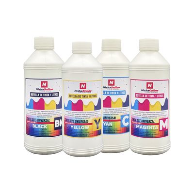 Imagen 2 del producto Tinta Universal 1 Litros Compatible Ecotank T664 Color Negro