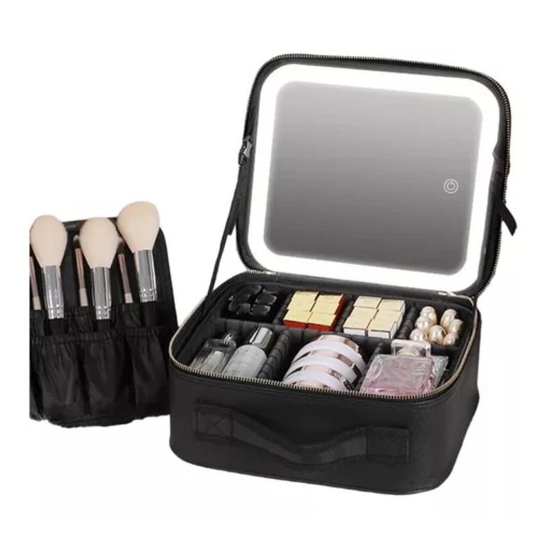 GENERICO - Bolso Cosmetiquero Con Luz Led