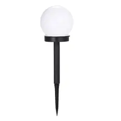 GENERICO - Lampara estaca redonda para jardin globo exterior moderna