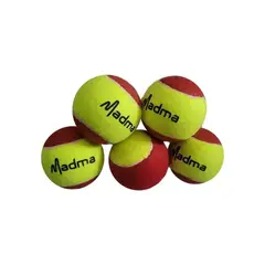 GENERICO - Pelotas De Tenis Madma - Junior Stage 3 Roja - 72u