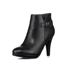 WEIDE - Botin Casual Mujer Vintage Con Felpa Clasico CZY609