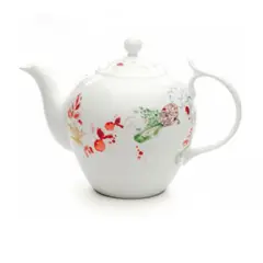 GENERICO - DAMMANN TETERA PORCELANA FARANDOLE ROJA 1.4 LITROS