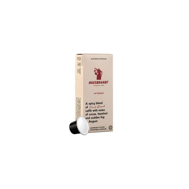 CAFE - CÁPSULAS HAUSBRANDT INTENSO NESPRESSO COMPATIBLE 10 UN HAUSBRANDT