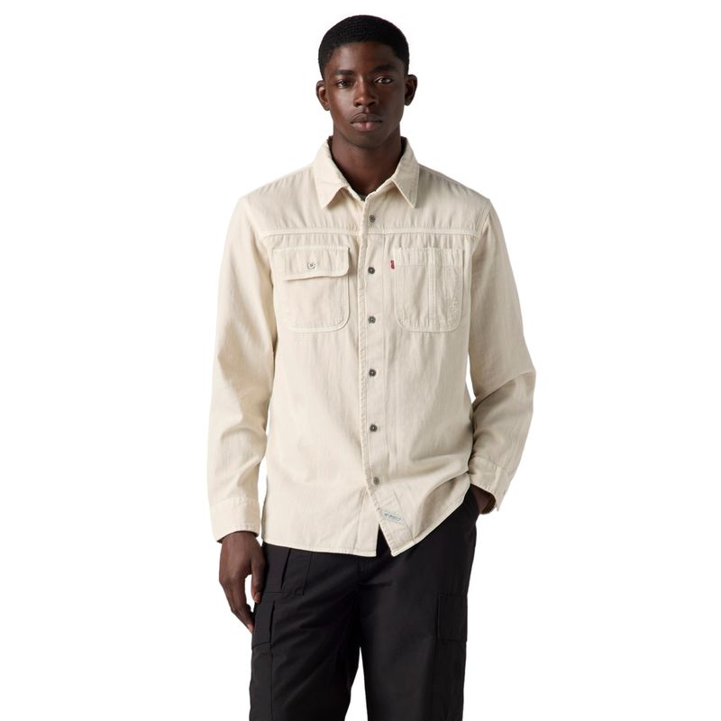 LEVIS - Camisa Hombre Ls Auburn Worker Beige Levis