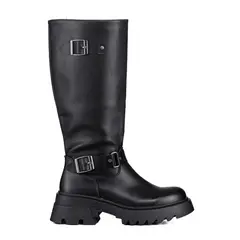 WEIDE - Botas Largas Mujer De Moda Tacon Grueso Vintage CZY613
