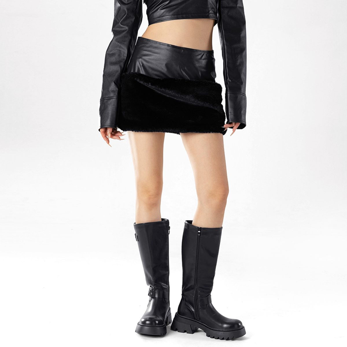 WEIDE - Botas Largas Mujer De Moda Tacon Grueso Vintage Weide CZY613