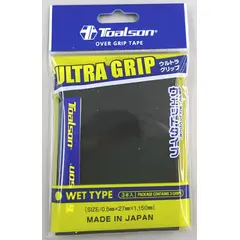 GENERICO - Grip de Tenis Toalson Ultra Grip Overgrip - Pack 3 Uds Negro