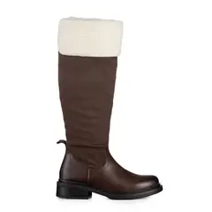 WEIDE - Bota Larga Mujer Moda Gamuza Con Felpa Vintage CZY601