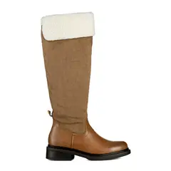 WEIDE - Bota Larga Mujer Moda Gamuza Con Felpa Vintage CZY601