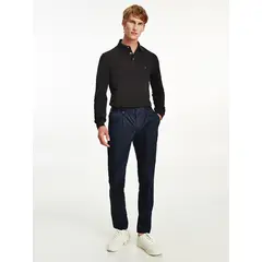 TOMMY HILFIGER - Polo 1985 Collection Con Logo Negro Tommy Hilfiger_.