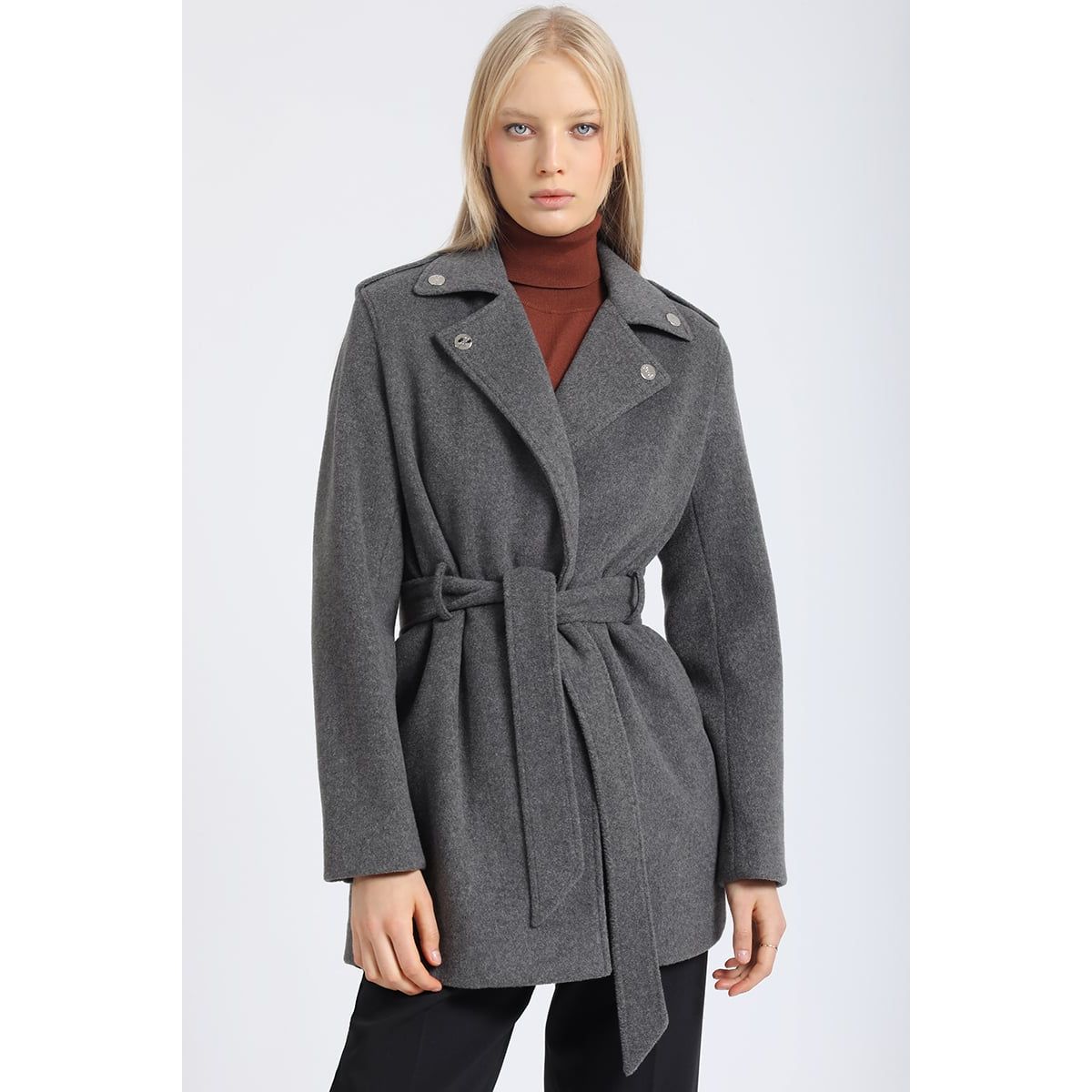 LIOLA - Chaqueton Motoquero, Muflon Melange, Gris Liola