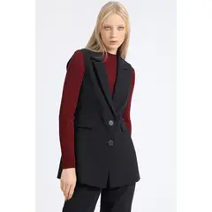 LIOLA - Blazer Sin Mangas, Negro