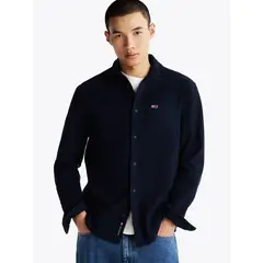 TOMMY HILFIGER - Camisa Flannel Regular Fit Azul