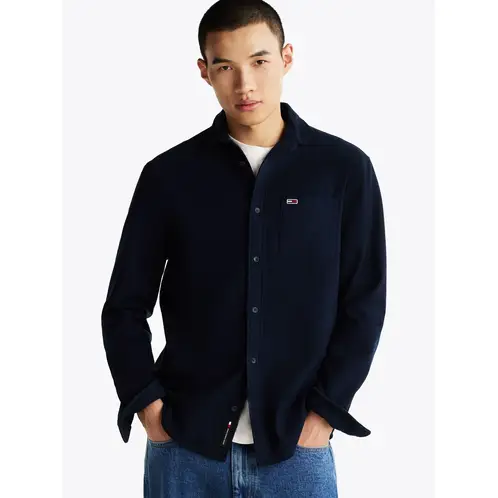 TOMMY HILFIGER - Camisa Flannel Regular Fit Azul