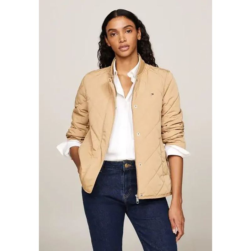 TOMMY HILFIGER - Chaqueta Quilted Reversible Beige Tommy Hilfiger