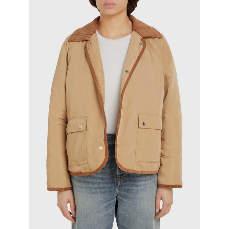 TOMMY HILFIGER - Chaqueta Quilted Reversible Beige Tommy Hilfiger