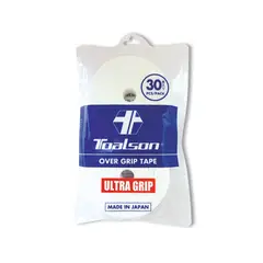 TOALSON - Grip de Tenis Ultra Grip Overgrip Pack 30 Uds Blanco