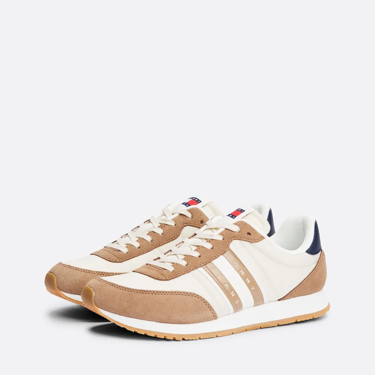 TOMMY HILFIGER - Zapatillas Essential Con Logo Café Tommy Hilfiger