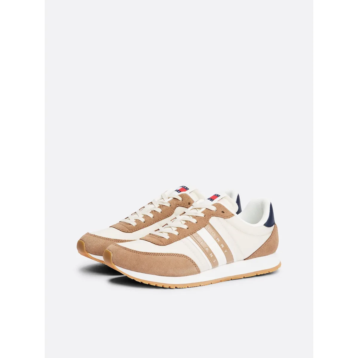 TOMMY HILFIGER - Zapatillas Essential Con Logo Café Tommy Hilfiger