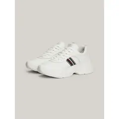 TOMMY HILFIGER - Zapatillas Chunky Stripes Blanco