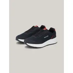 TOMMY HILFIGER - Zapatillas Faston Mix Con Logo Azul