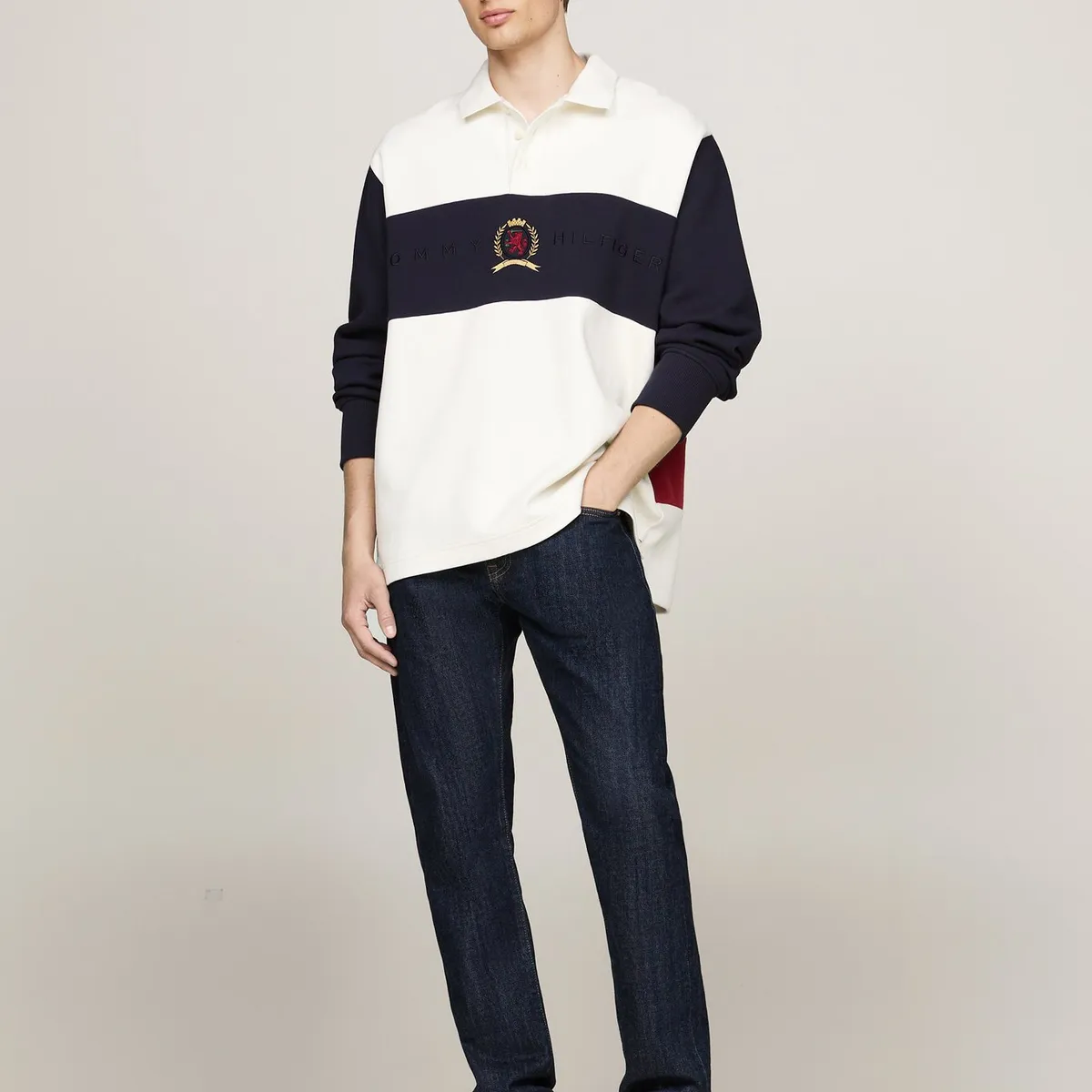 TOMMY HILFIGER - Zapatillas Basket Street Monogram Blanco Tommy Hilfiger