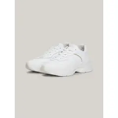 TOMMY HILFIGER - Zapatillas De Cuero Chunky Dressy Blanco