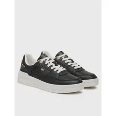 TOMMY HILFIGER - Zapatillas Essential Basket Con Logo Negro