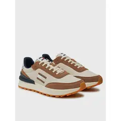 TOMMY HILFIGER - Zapatillas De Running Técnicas Essential Café