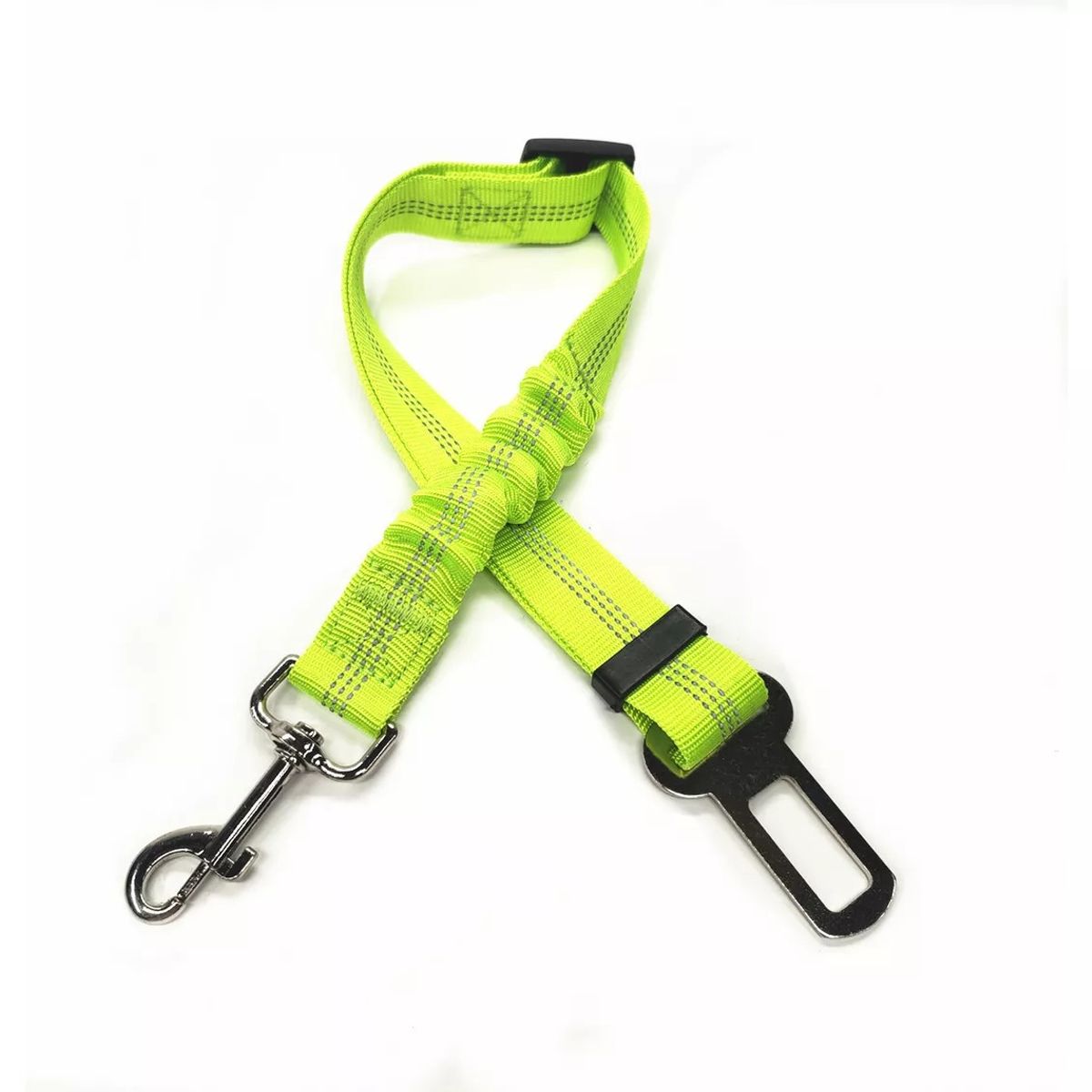 DEFENSOR FOREVER - Cinturón De Seguridad Elásticado Mascotas Perro gato Verde