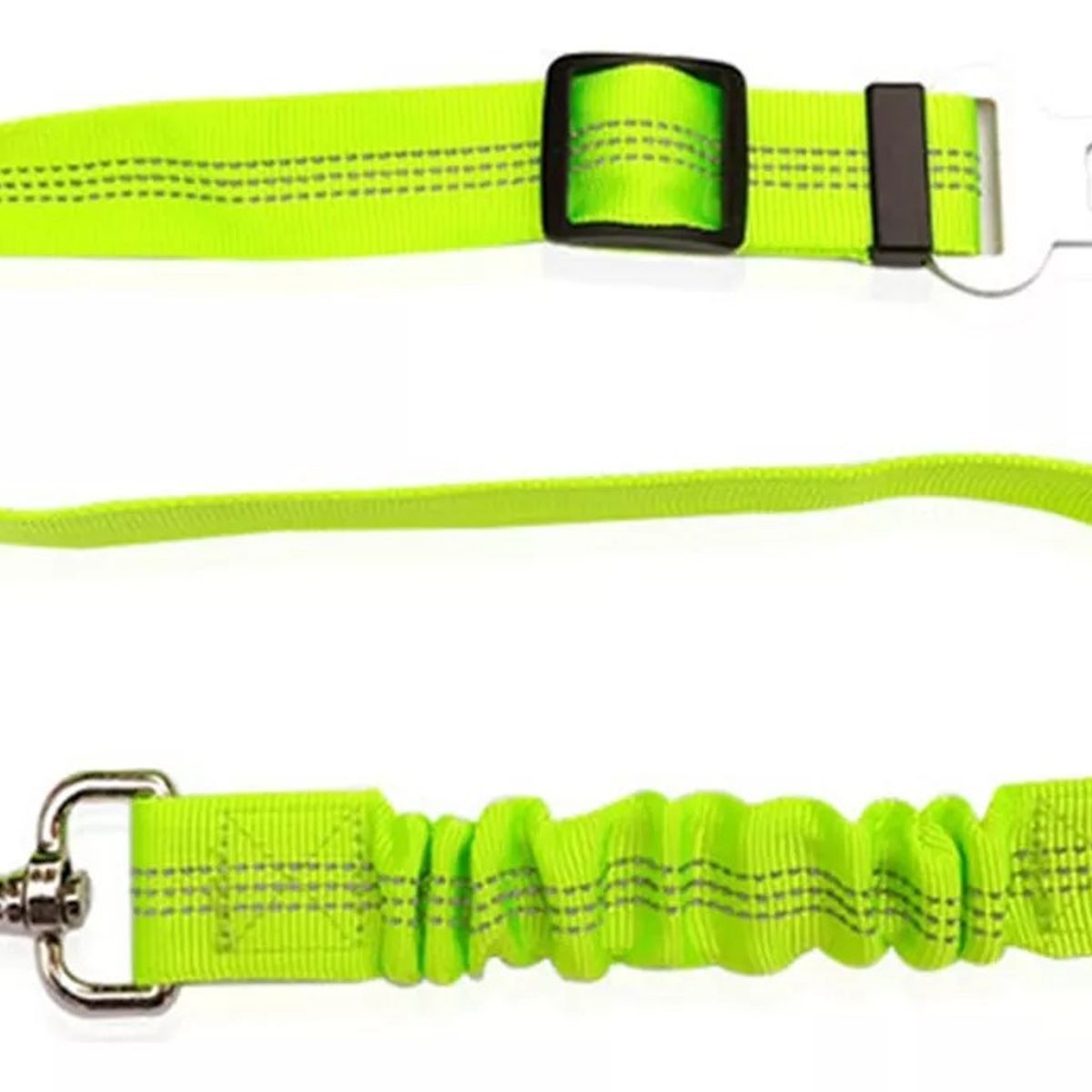 DEFENSOR FOREVER - Cinturón De Seguridad Elásticado Mascotas Perro gato Verde