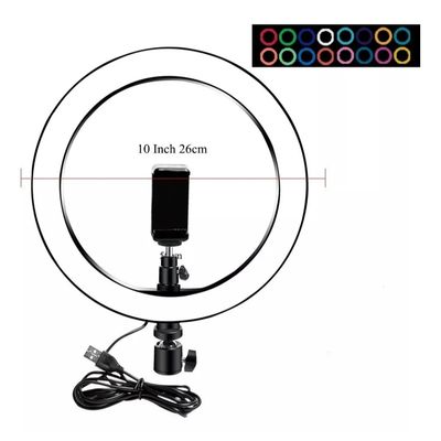 Imagen 2 del producto Aro De Luz Rgb Multicolor De 26 CM