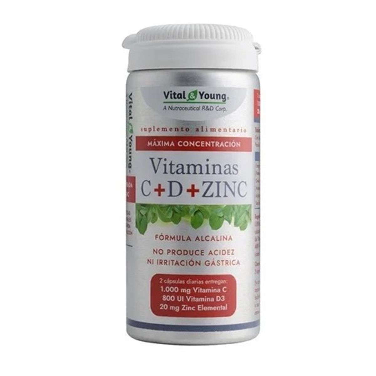 VITAL AND YOUNG - Vitamina C + D + Zinc