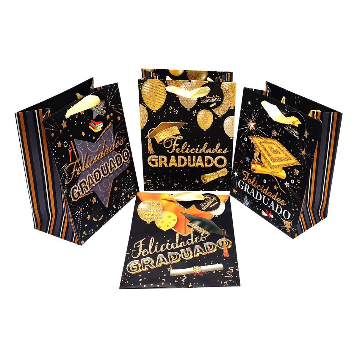 GENERICO - BOLSA DE REGALO GRADUADO 26X32 X12 UNI