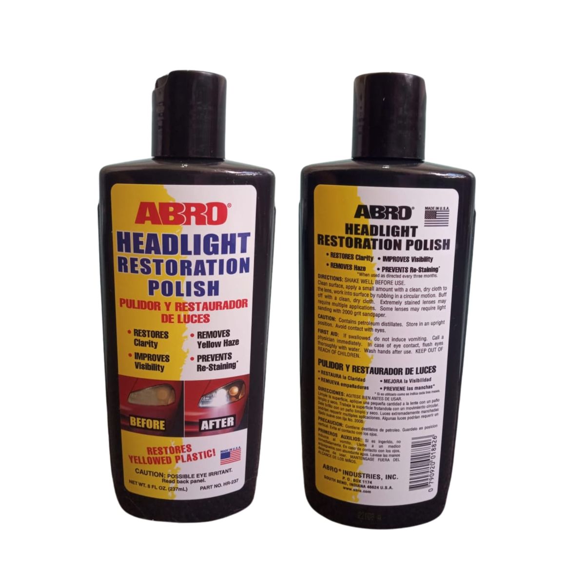 GENERICO - Pulidor Y Restaurador De Focos Abro 237 Ml