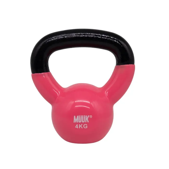 MUUK - Pesa Rusa Kettlebell Muuk 4 Kg Rosa Entrenamiento