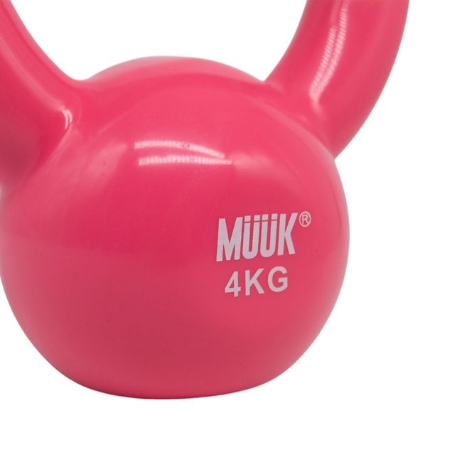 MUUK - Pesa Rusa Kettlebell Muuk 4 Kg Rosa Entrenamiento