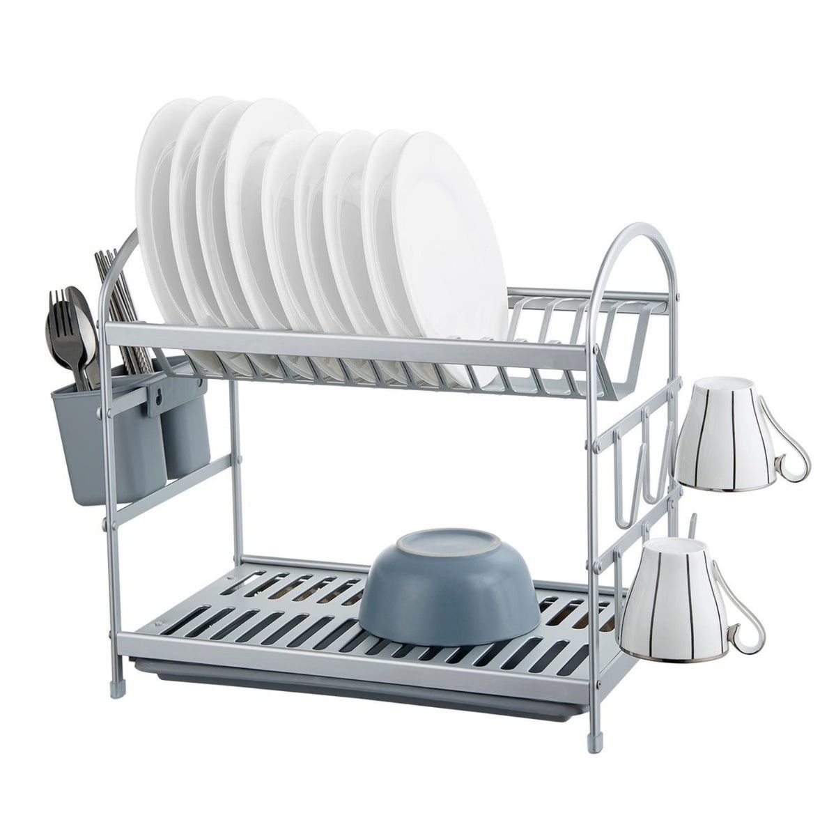 OEM - SECAPLATOS ESCURRIDOR 2 NIVELES BELLAGIO 50X25CM