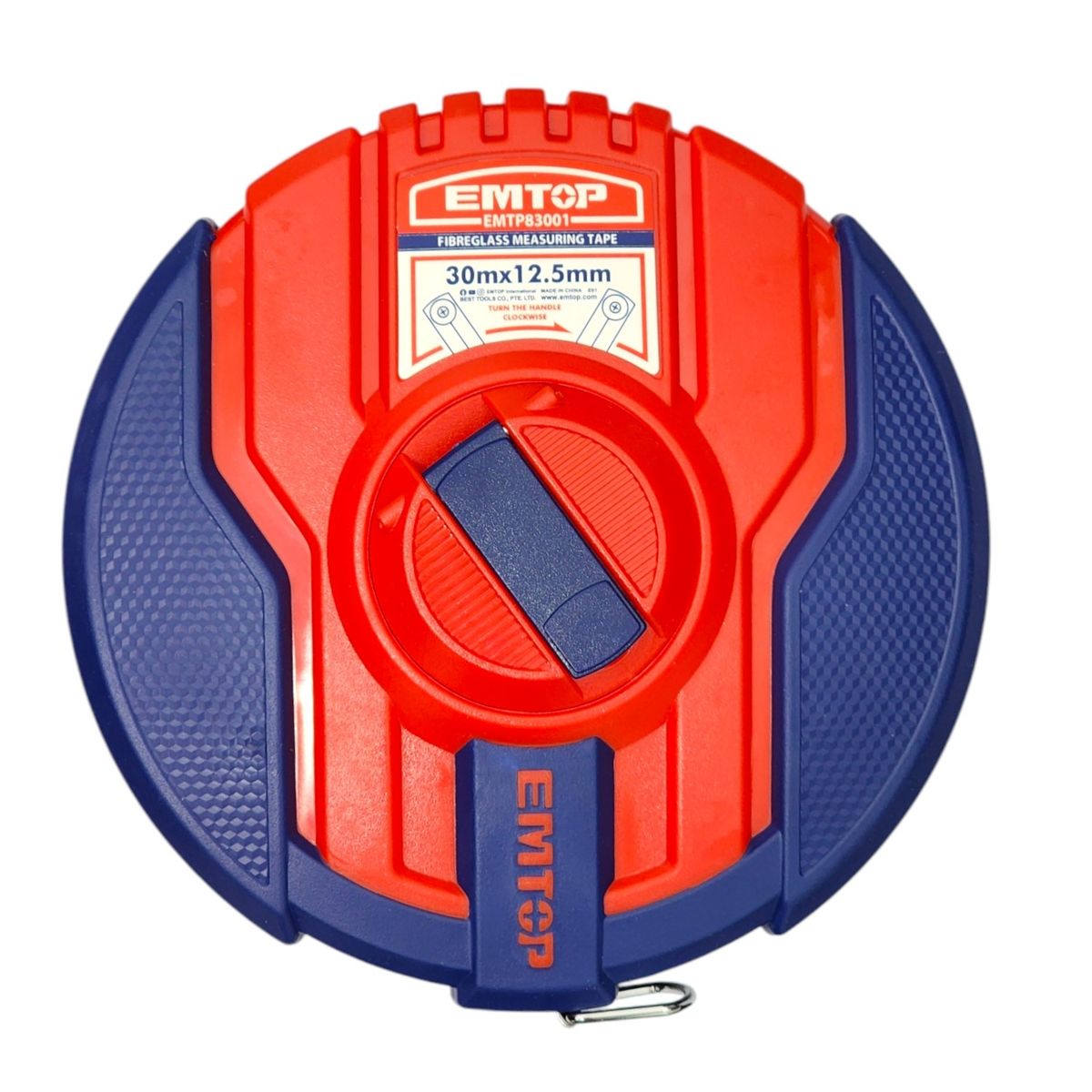 Cinta Métrica Fibra de Vidrio 30mt x 125mm Emtop EMTP83001, marca EMTOP - Foto Principal