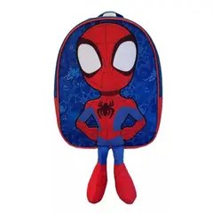 OEM - Mochila escolar Infantil con Patitas Spider Man