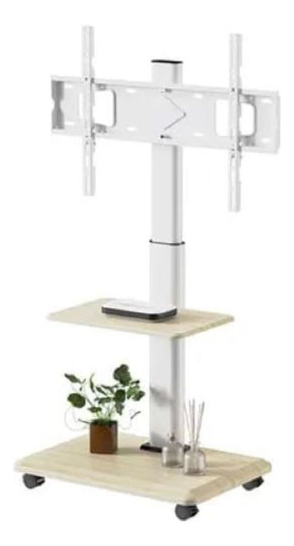 GENERICO Soporte Tv Rack Movil Con Ruedas 32 A 70 Base Pedestal