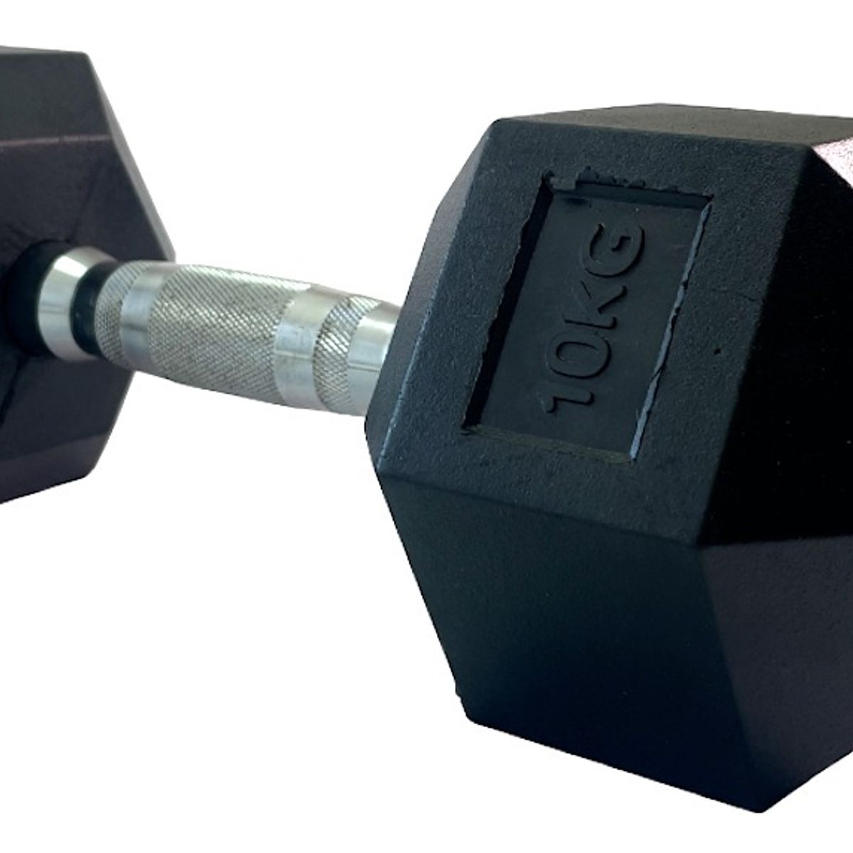 GENERICO - Mancuernas Hexagonales De Caucho 10 Kg (20kg el par)