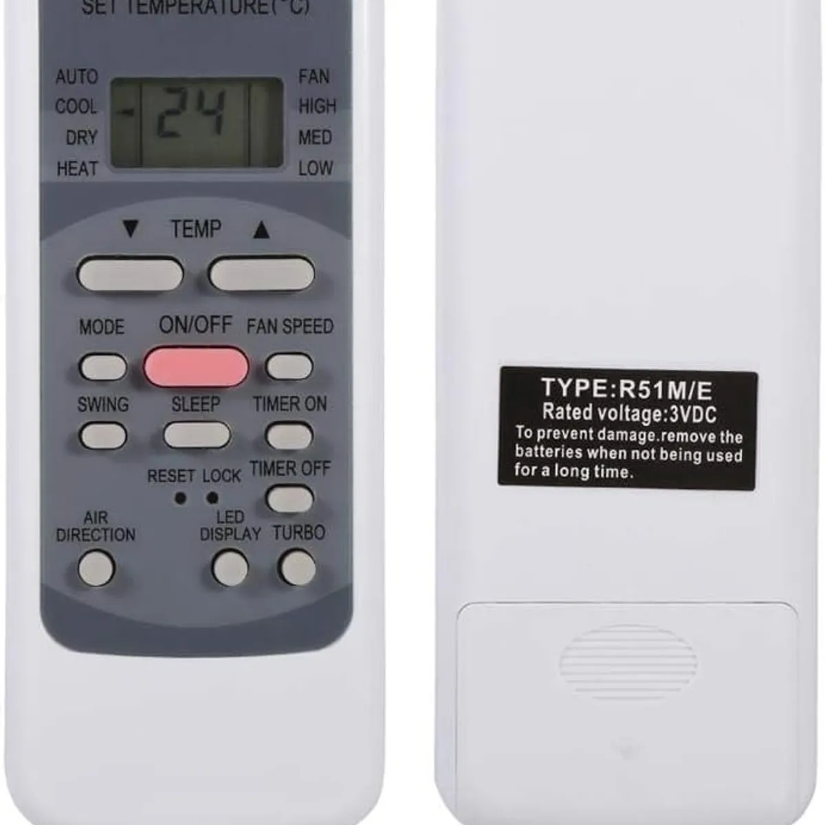 KUANGYE - Control Remoto Aire Acondicionado Para Clark Midea