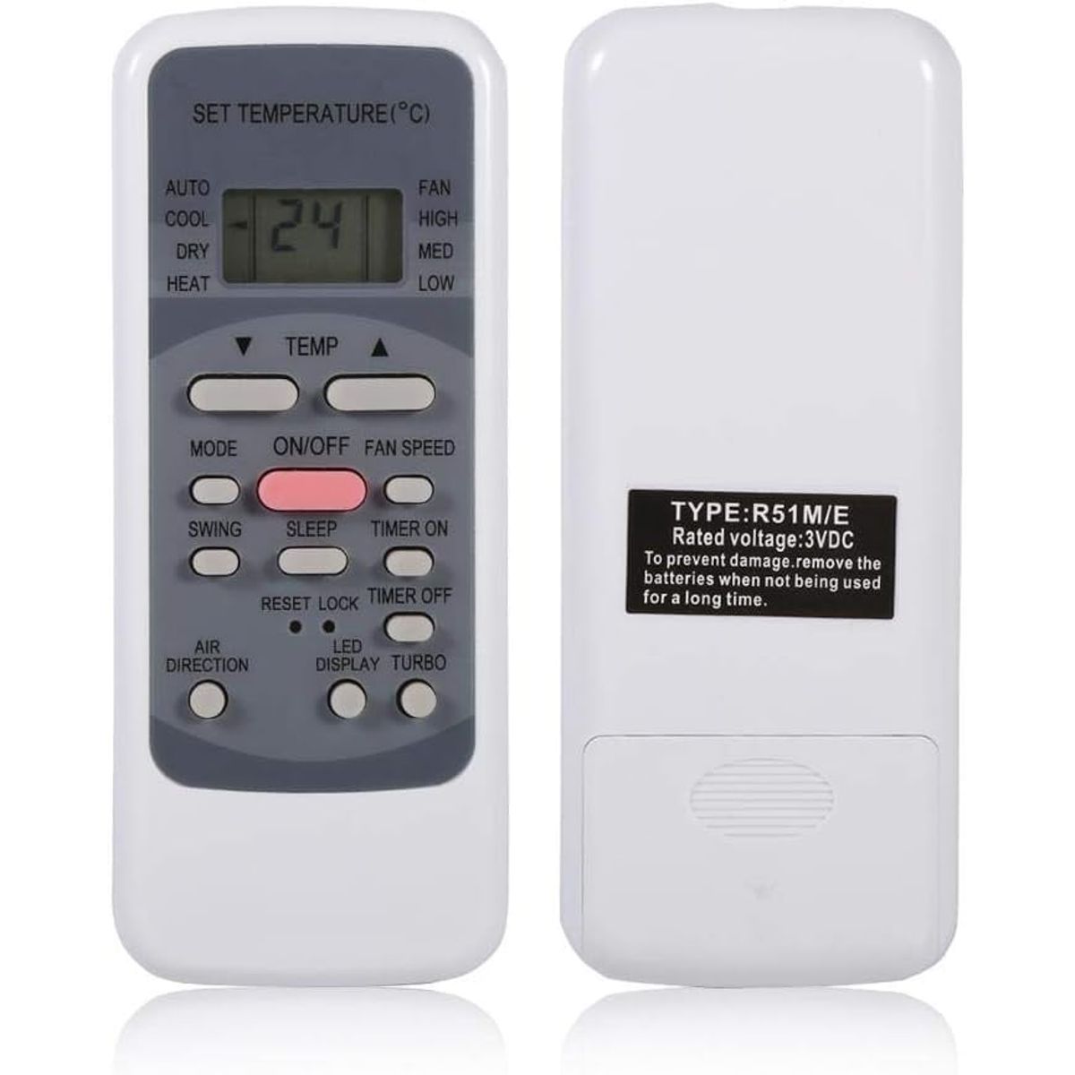 KUANGYE - Control Remoto Aire Acondicionado Para Clark Midea